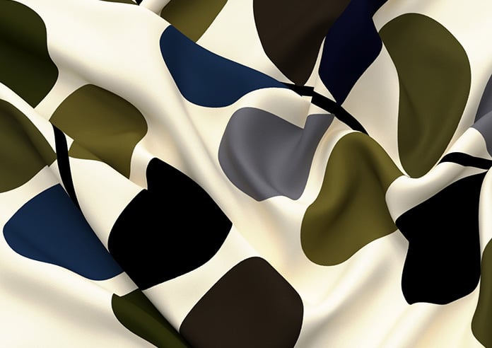 Orla Kiely Multi Stem, Moss - Twist&Fit Roman Blind - Image 4